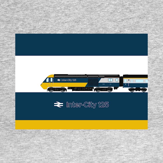 Intercity 125 HST British Rail Blue Livery by ontherails